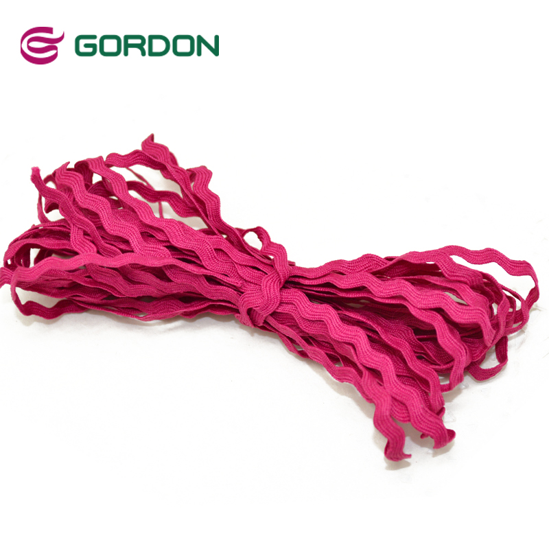 1/4 Inch 6mm Factory Wholesale Ric Rac Ribbon Trim Zic Zac Colored Ribbon