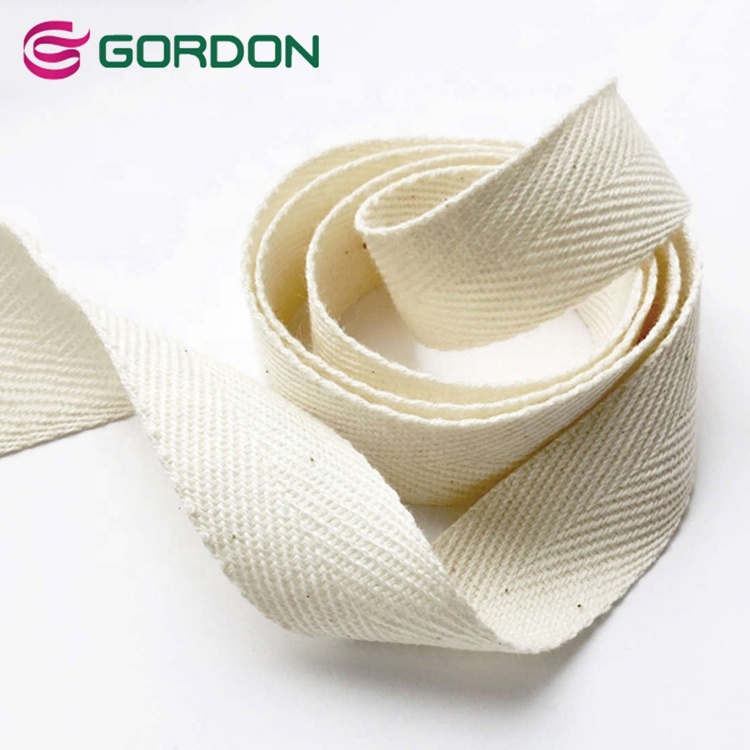 100% cotton ribbon with logo printing
