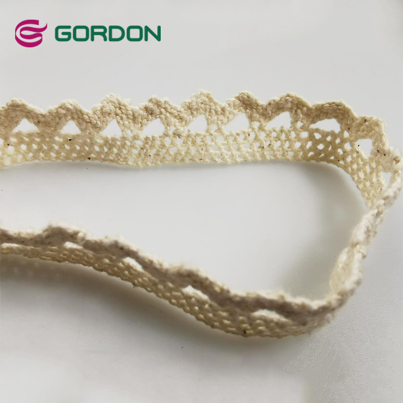 15mm Cotton Crochet Ribbon Lace New Products White Cotton Lace Ribbon