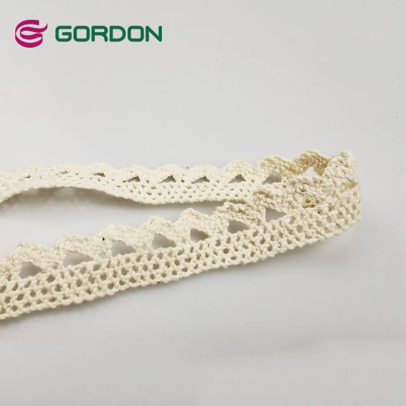 15mm Cotton Crochet Ribbon Lace New Products White Cotton Lace Ribbon