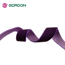 16mm Metallic Velvet Ribbon Trimming for Decoration Wholesale