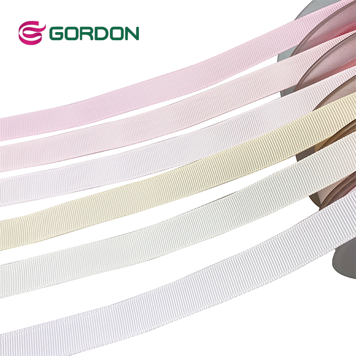 16mm solid color polyester grosgrain ribbon