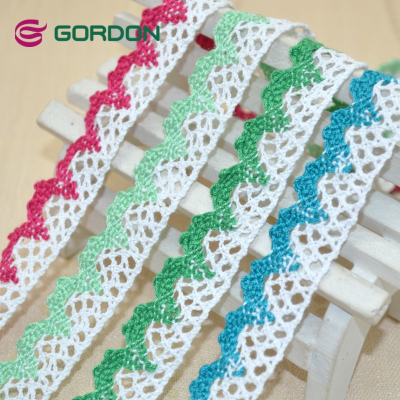 2 cm decorative inelastic ribbon cotton lace trim wholesale cotton lace ribbon crochet lace trim by the yard