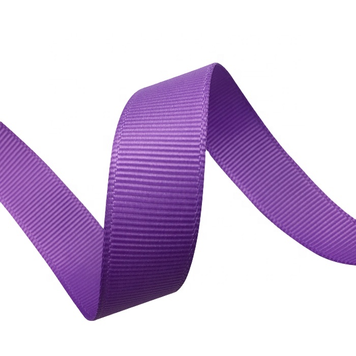 22 mm 7/8 inch solid color grosgrain ribbon