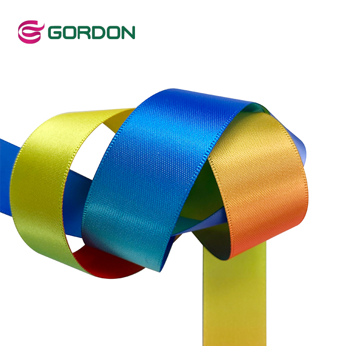 25mm rainbow thermal transfer ribbon satin