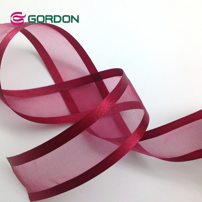 25mm satin edge organza sheer ribbon