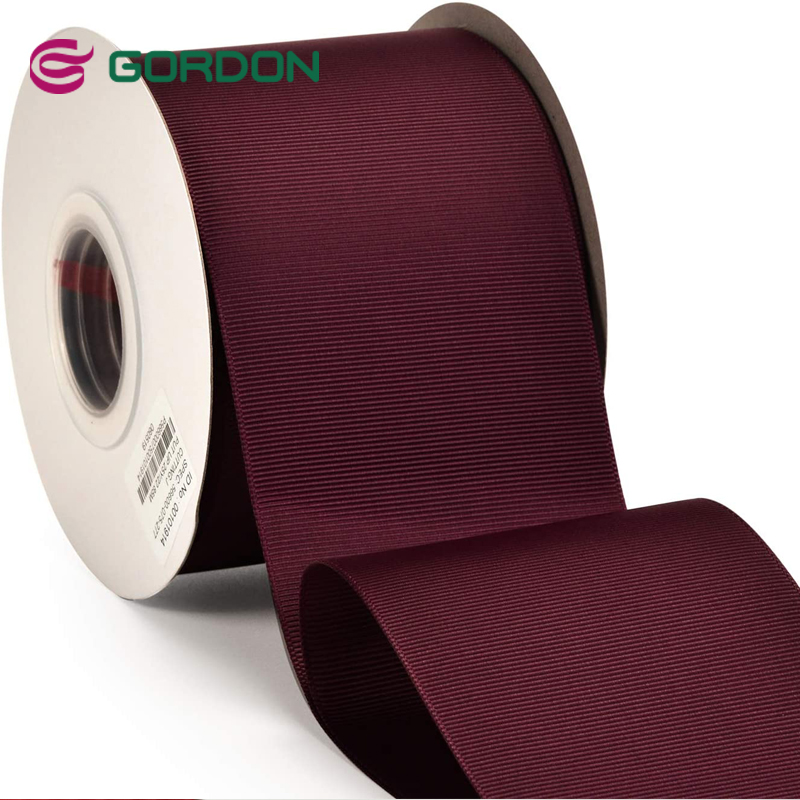 3 inch 75mm wide polyester grosgrain ribbon wholesale for hair bow