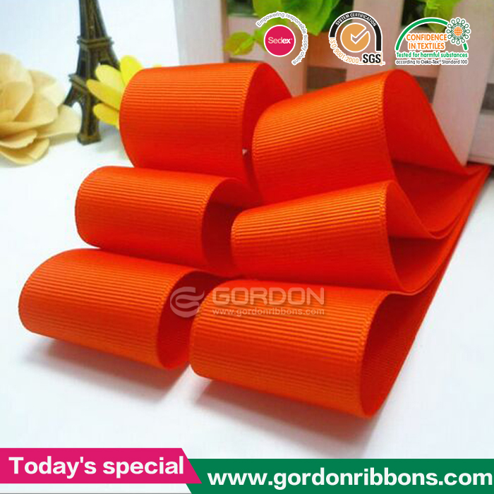 3 inch 75mm wide polyester grosgrain ribbon wholesale for hair bow