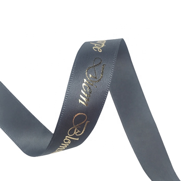 38mm custom satin printed ribbon for gift wrap decoration