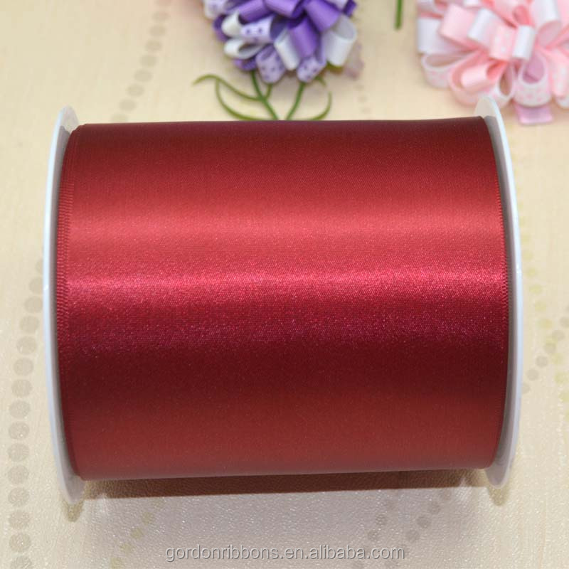 4 inch 100% polyester satin ribbon