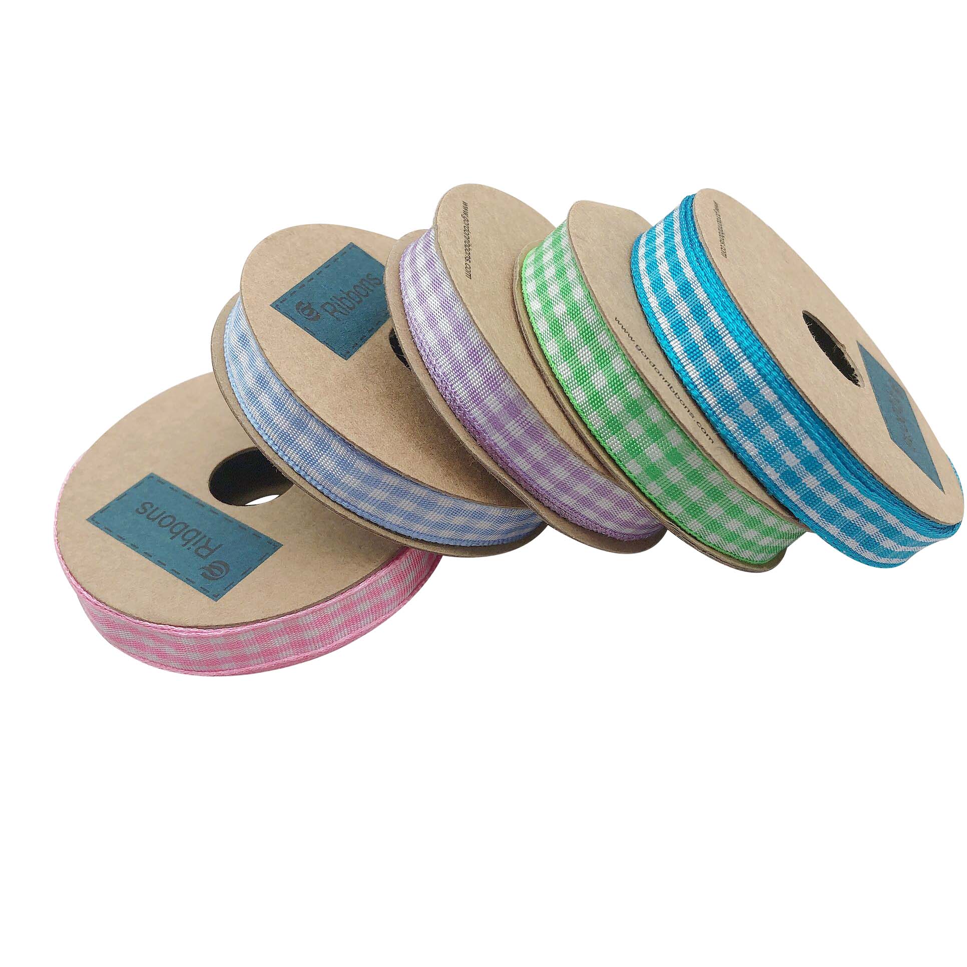 5/8”16mm fashion colorful tartan plaid gingham ribbon