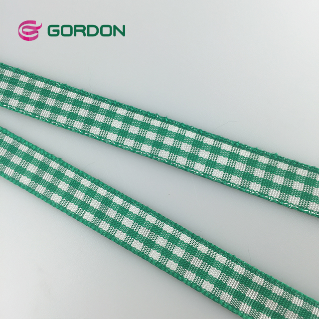 5/8”16mm green plaid ribbon,celebrant it plaid ribbon,decorative plaid ribbon