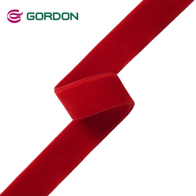 5/8” wide velvet ribbon double side for garment