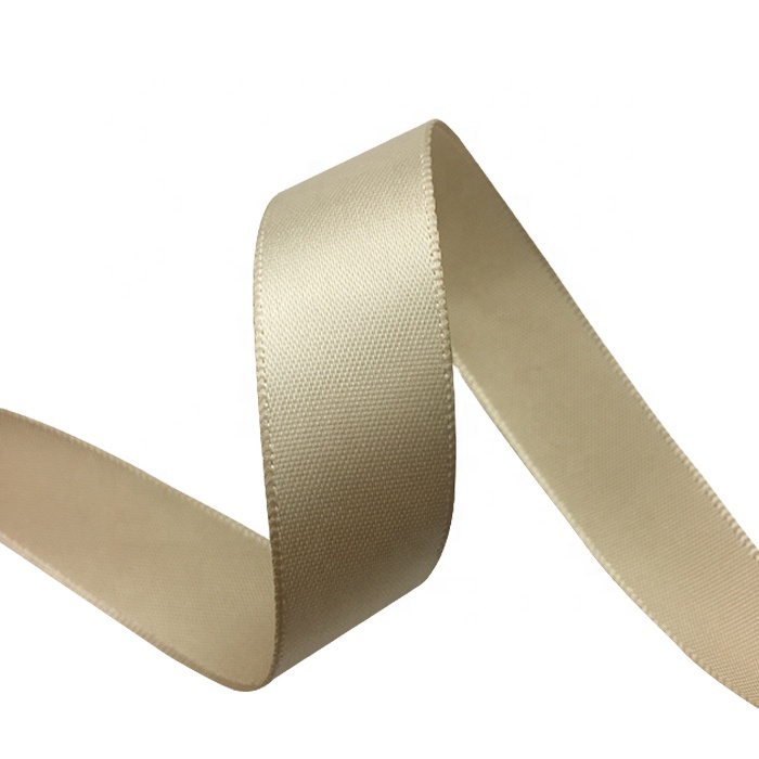 7/8 inch 22mm double faced satin ribbon solid color