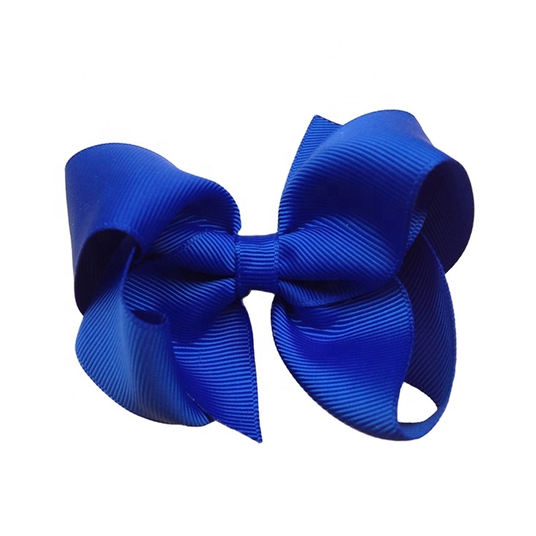 Boutique Hair Accessories High Quality Ribbon clips With Alligator,Hair Bows With Alligator