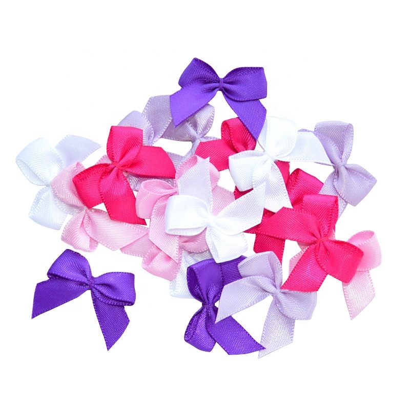 Cheap wholesale premade and ready made ribbon bow pretied ribbon bow