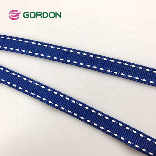 China supplier high quality 3/8”polyester stitching ribbon wholesale