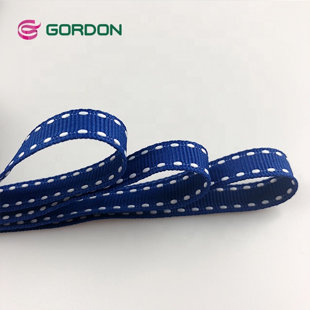China supplier high quality 3/8”polyester stitching ribbon wholesale