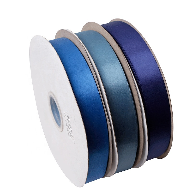 Custom size 100% polyester woven edge ribbon satin ribbon