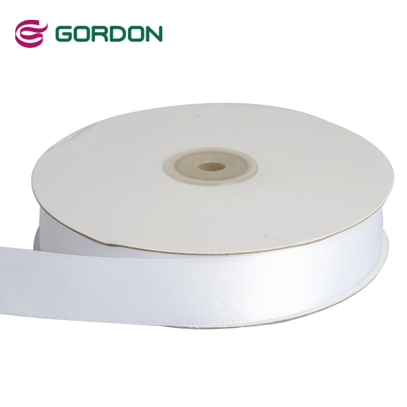 Custom size 100% polyester woven edge ribbon satin ribbon