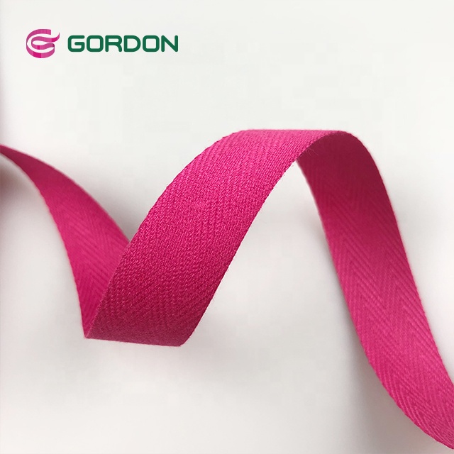 GORDON personalised polyester cotton ribbon strap custom printed