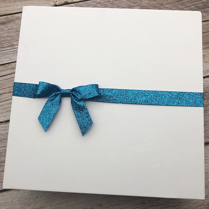 Gift Wrap Glitter Ribbon Bows for Gift Box and Chocolate Box