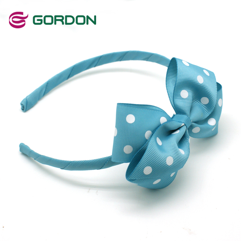 GordGordon Ribbons Headband Lining Silk ribbonson Grosgrain Ribbon Hair Bow With Headband For Girls