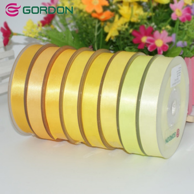 Gordon Ribbon The Gift Wrap Company 7/8-Inch Luxury Satin Ribbon With Many Colors For Wedding And Festival Decorative