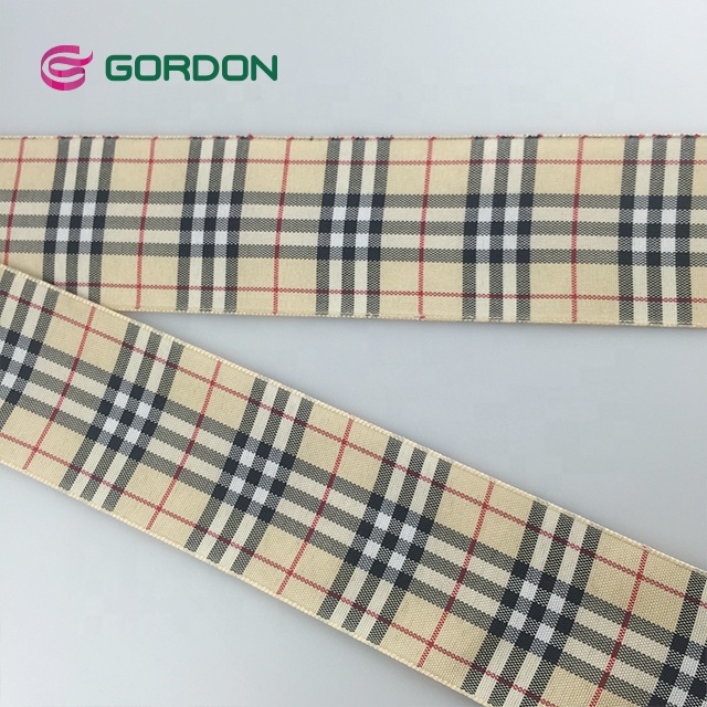 Gordon Ribbons  Happy Mothers Day White And Natural Stripe  Ribbons