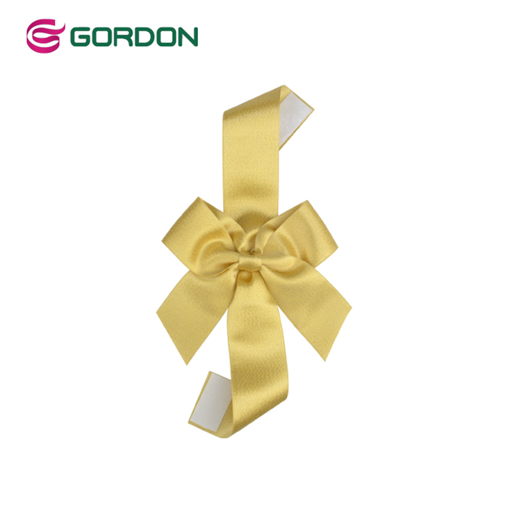 Gordon Ribbons  Italian Flag   Big Gift Box TieGold Metallic Packing Bow With Double Adhesive Tape for Gift Packing
