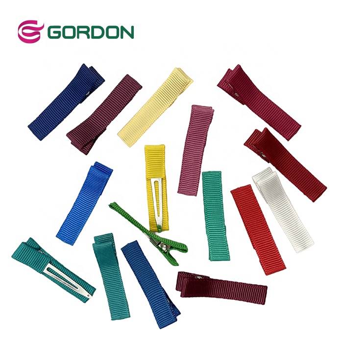 Gordon Ribbons  Polyester  Crew Neck Lots Of Tshirts Blank Half Hair Clips Ribbons