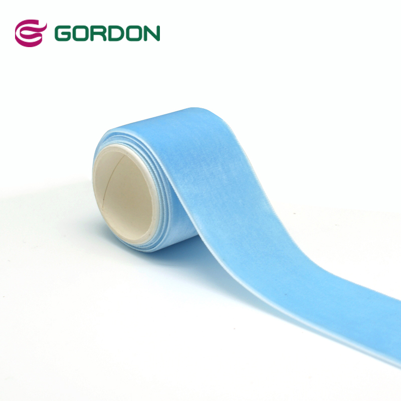 Gordon Ribbons 1 Inch Wholesale Clothing Use Velvet Ribbon cinta de tela