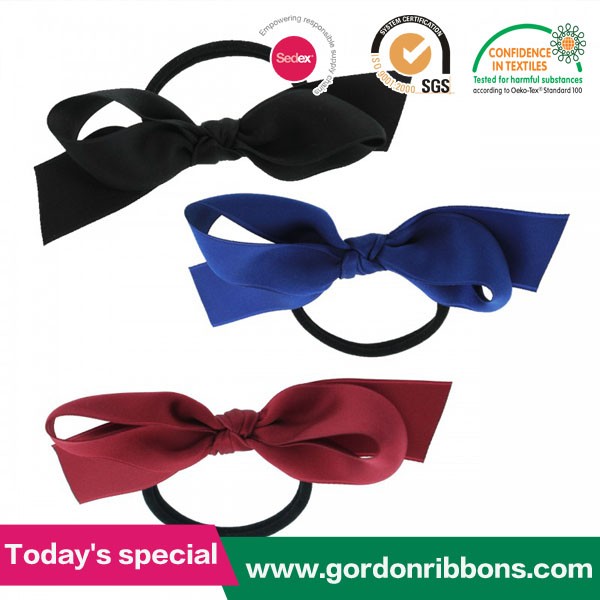 Gordon Ribbons 100% Polyester Satin Ribbon Grosgrain Ribbon Chin Elastic For Hair Ties Double Color Bow