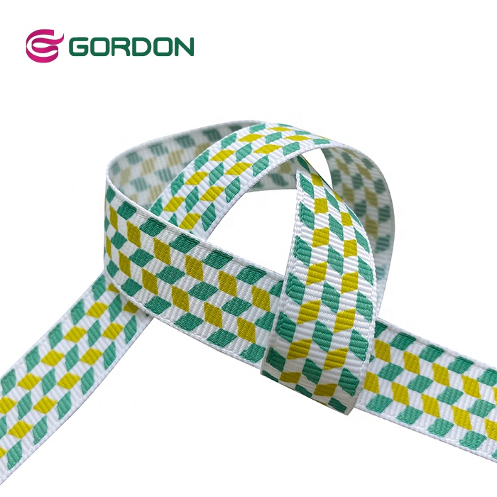 Gordon Ribbons 16MM Width Polyester Character Printed Custom Grosgrain Ribbon