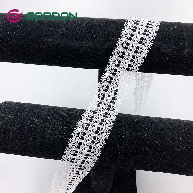 Gordon Ribbons 5.5cm Width Stars Lace Fabric Beaded Embroidered Lace
