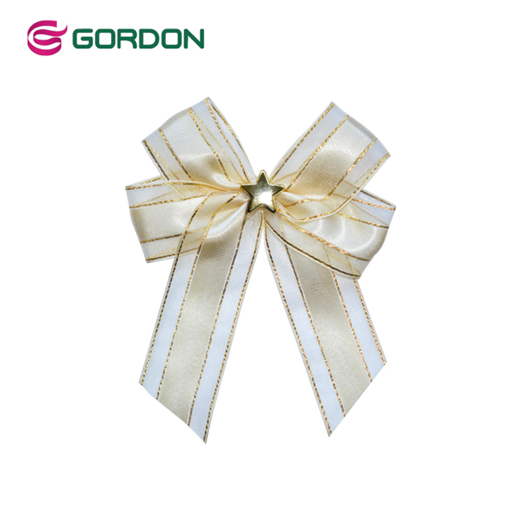 Gordon Ribbons Adjustable Big Gift Birthday Decoration Webbing Bow For Wrapping Gifts