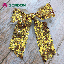 Gordon Ribbons Boutique Hair Accessories Glitter Hair Bow Kids Girl Sequins Ballerina Bow