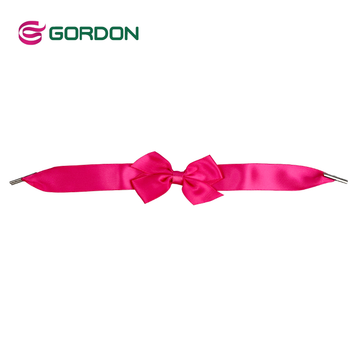 Gordon Ribbons Bow Brooch Purple Memorial Sublimation  Ribbons Gift Packing Bow With Metal Press Button & Snapper