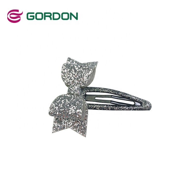 Gordon Ribbons China Supplier Wholesale Handmade Cute Star Hair Bow Hairpin Bow Clips Bling Hair Bow For Children Girls