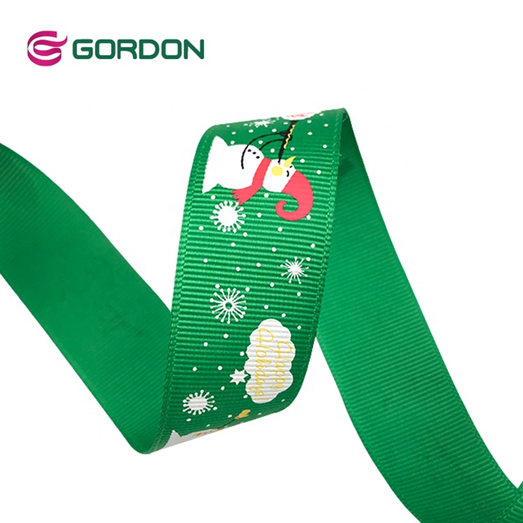 Gordon Ribbons Christmas Gift Ribbon With Logo Printed
