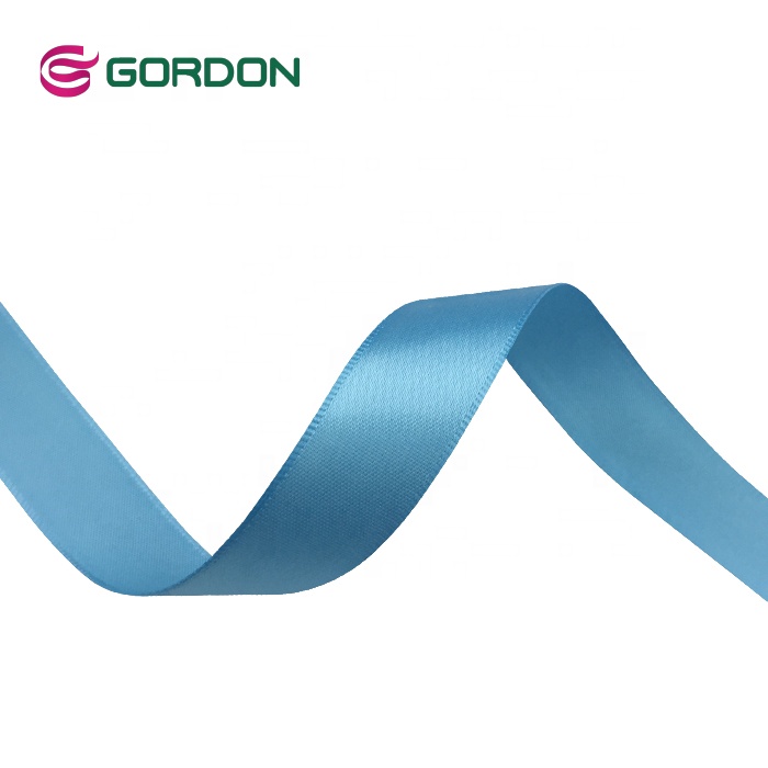 Gordon Ribbons Cinta 25mm 100% Polyester Double Face  Satin Ribbon Used For Gift Packing 196 stock colors solid color