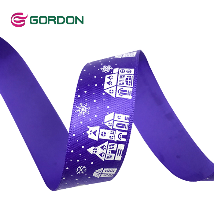 Gordon Ribbons Cinta De Seda Glitter 1.5 Ruban Chrishmas Ribbons