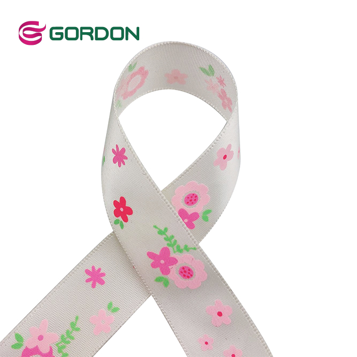 Gordon Ribbons Cintas De Satin Floral Print 15Mm Gacent Ribbons