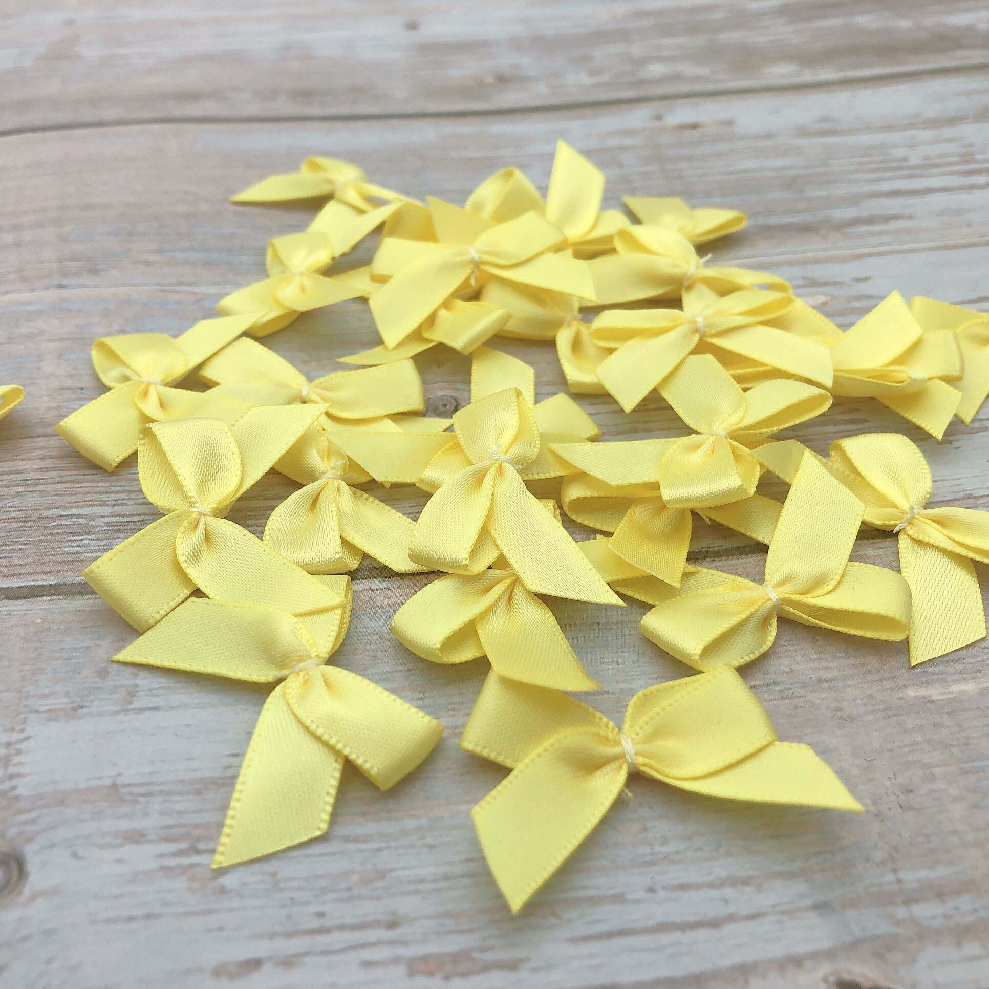 Gordon Ribbons Customized Size And Color Small Ribbon Bows Pink Rose  Floral Bow For Girl dress Women Garment Decoration