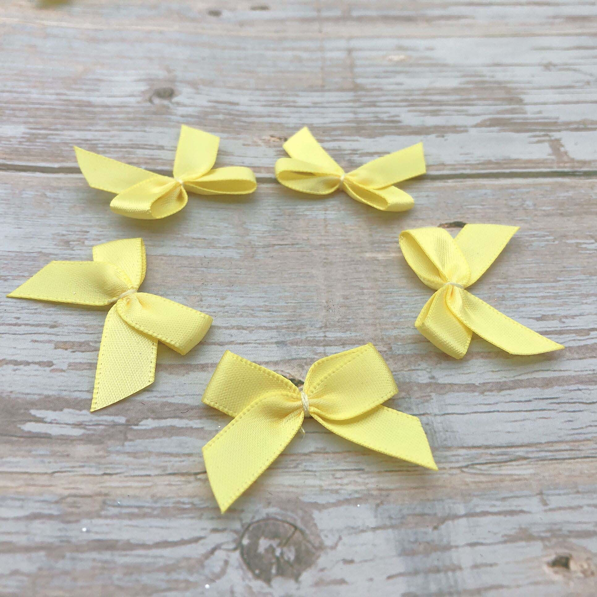 Gordon Ribbons Customized Size And Color Small Ribbon Bows Pink Rose  Floral Bow For Girl dress Women Garment Decoration