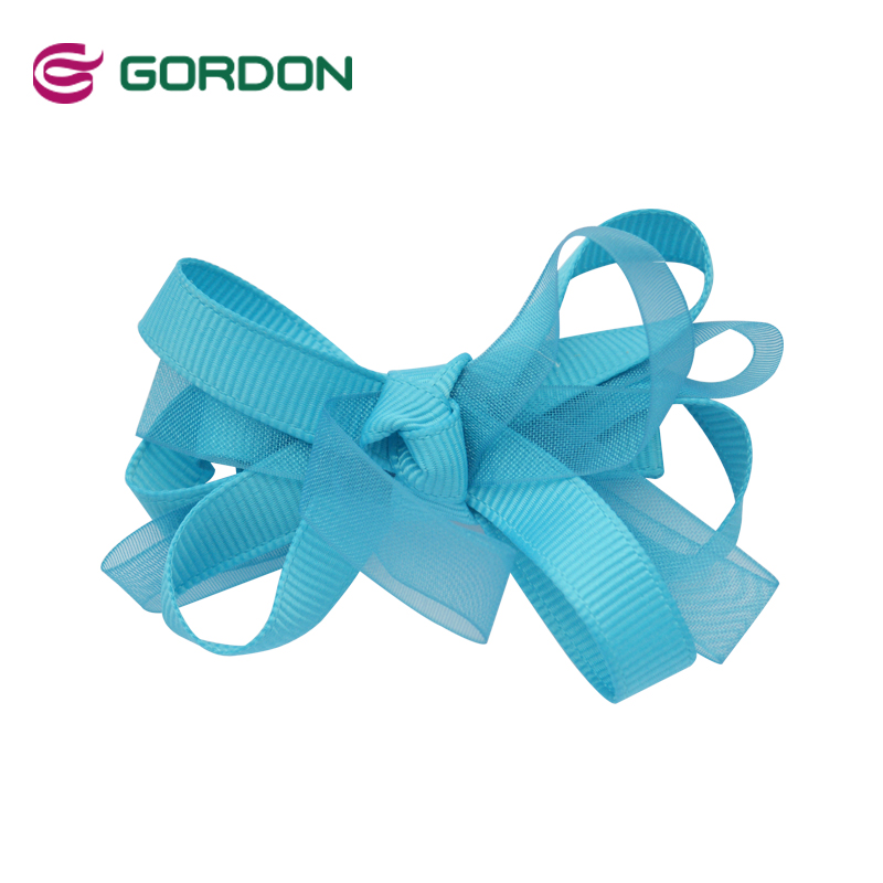 Gordon Ribbons Decorative Ribbon Christmas Bow Girls Manufacturer Cute Baby Hair Ribbon Bows With Clips