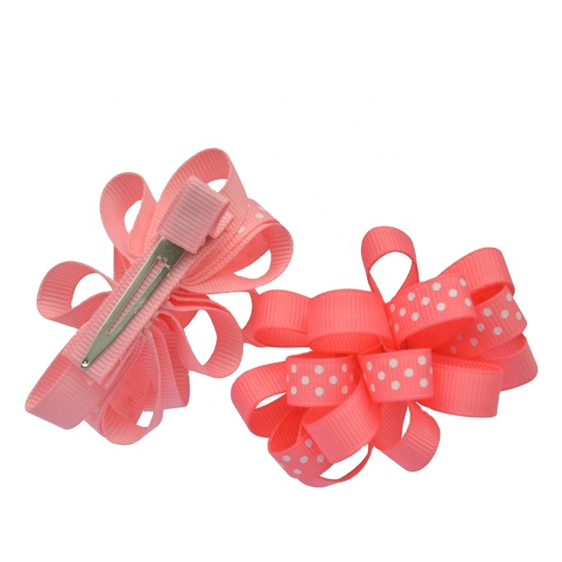 Gordon Ribbons Decorative Ribbon Christmas Bow Girls Manufacturer Cute Baby Hair Ribbon Bows With Clips