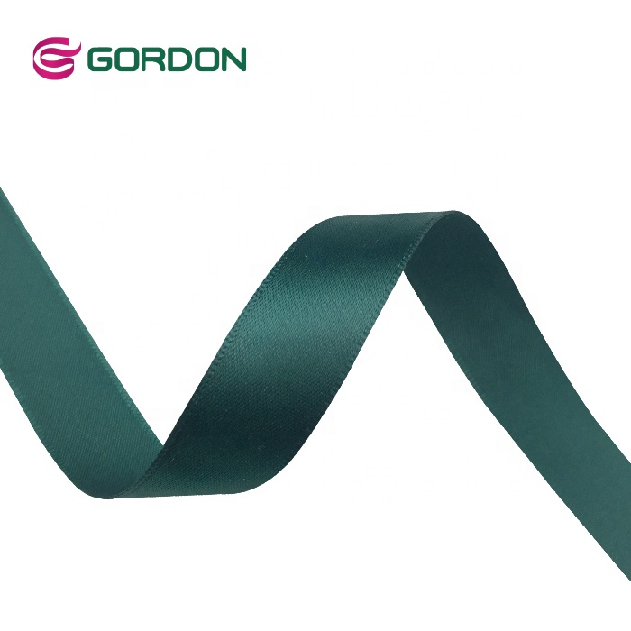 Gordon Ribbons Factory Wholesale 9mm RPET Recycled Ribbons Double Face Satin Packaging Ribbon