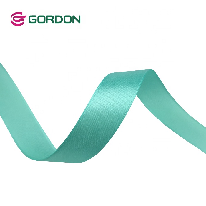 Gordon Ribbons Factory Wholesale 9mm RPET Recycled Ribbons Double Face Satin Packaging Ribbon