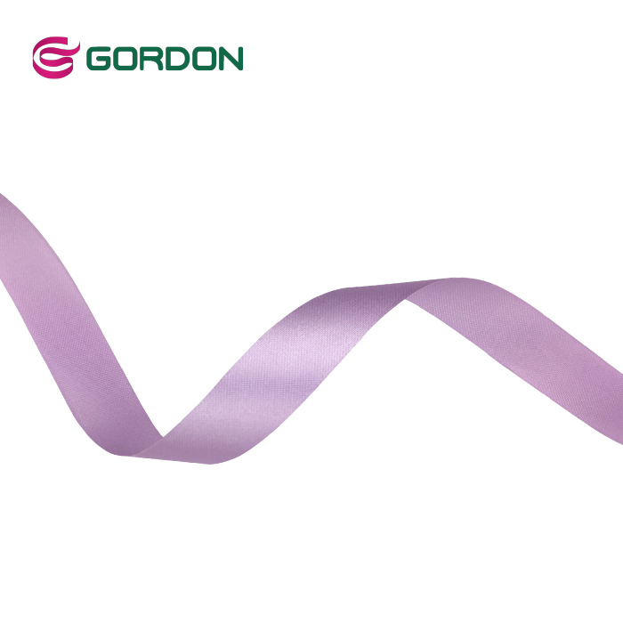 Gordon Ribbons Factory Wholesale Slit Edge Satin Woven Ribbon 3/8” Sari Silk Ribbon